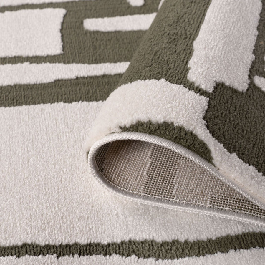 Loft Abstract Green Rug