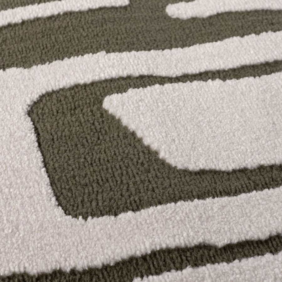Loft Abstract Green Rug