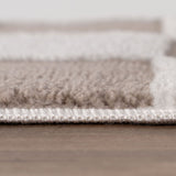 Loft Checkerboard Beige Rug