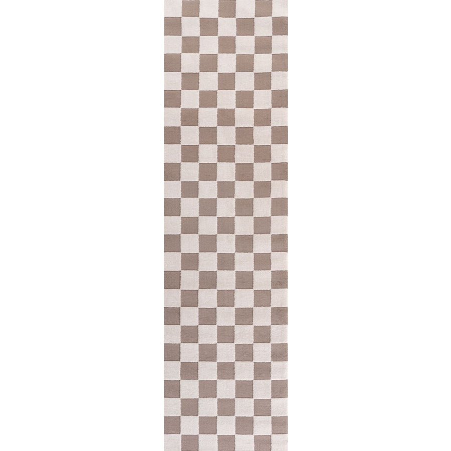 Loft Checkerboard Beige Rug