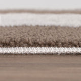 Loft Checkerboard Brown Rug