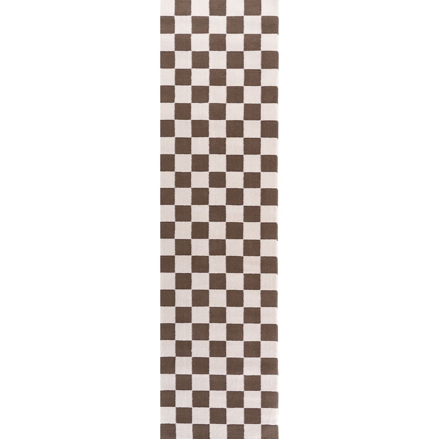 Loft Checkerboard Brown Rug