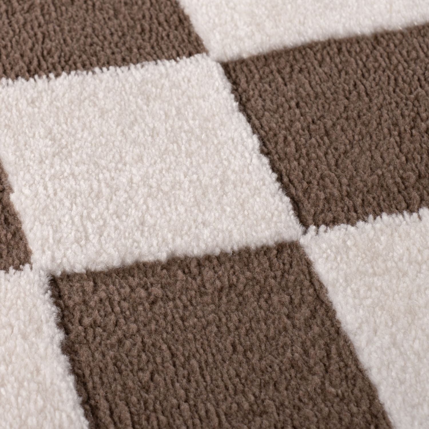 Loft Checkerboard Brown Rug