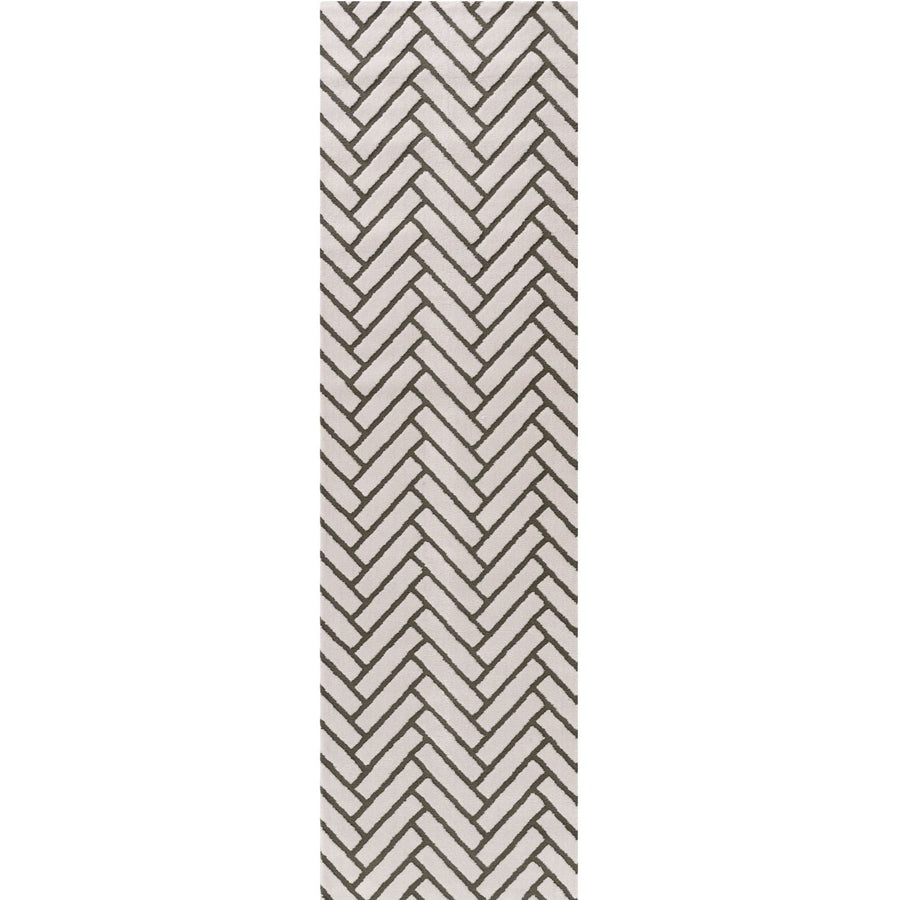 Loft Chevron Green Rug