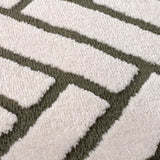 Loft Chevron Green Rug