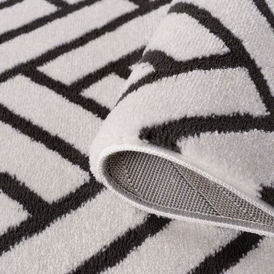 Loft Chevron Dark Grey Rug