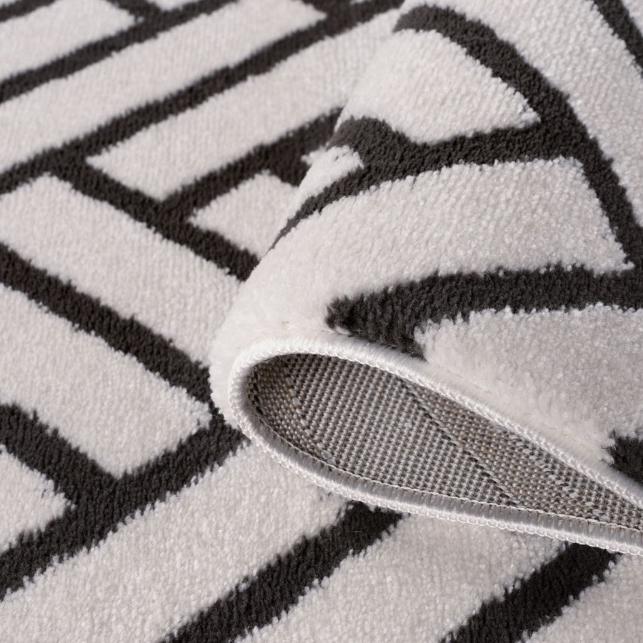 Loft Chevron Dark Grey Rug