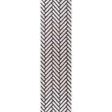 Loft Chevron Dark Grey Rug