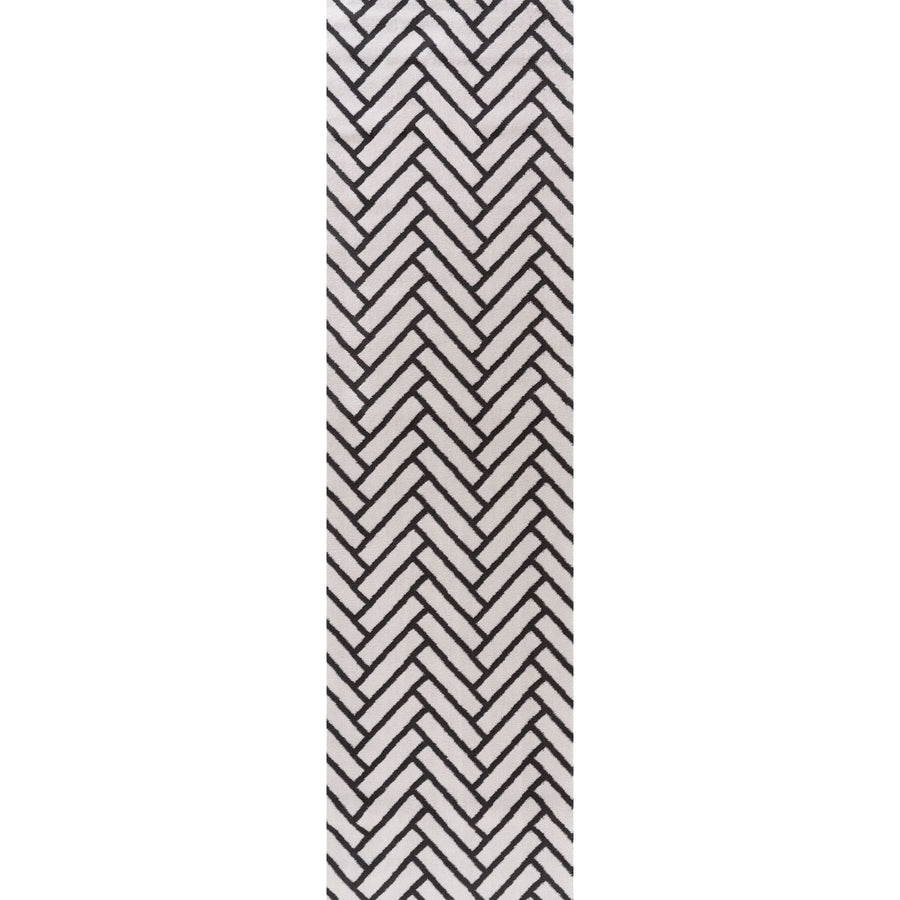 Loft Chevron Dark Grey Rug