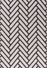 Loft Chevron Dark Grey Rug