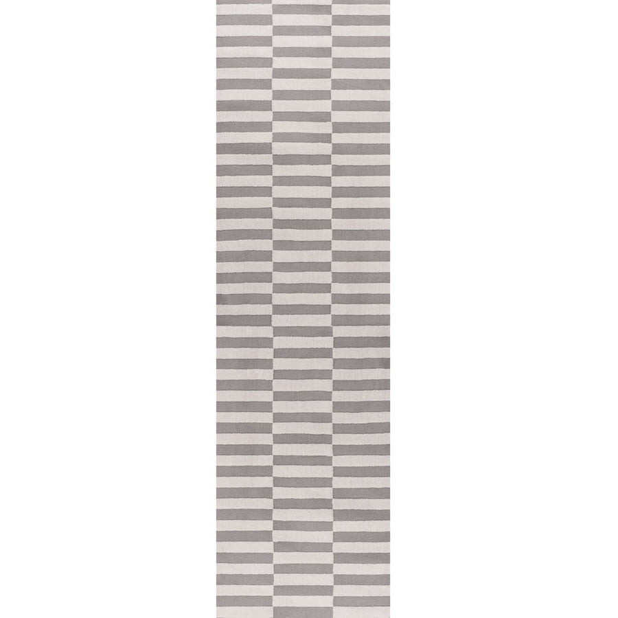 Loft Striped Grey Rug