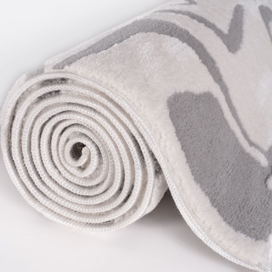 Loft Abstract Grey Rug