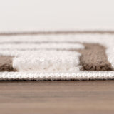 Loft Geometric Brown Rug