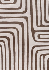 Loft Geometric Brown Rug