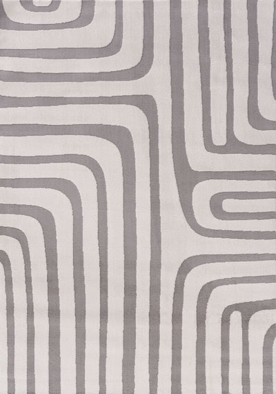 Loft Geometric Grey Rug