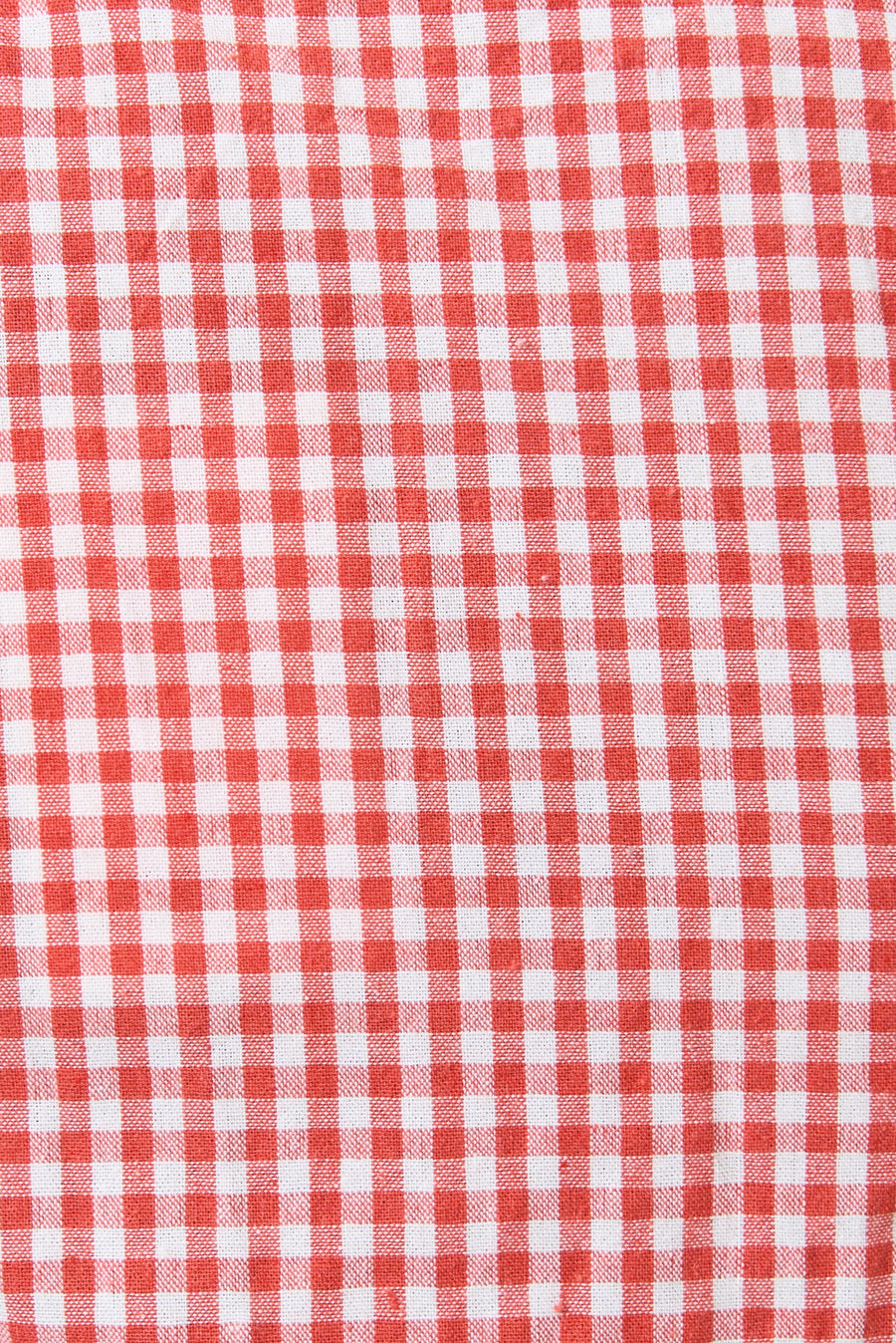 Marleen Gingham Ric Rac Trim Cropped Jumpsuit - Red
