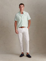 Mens  Short Sleeve Oxford Shirt Bay