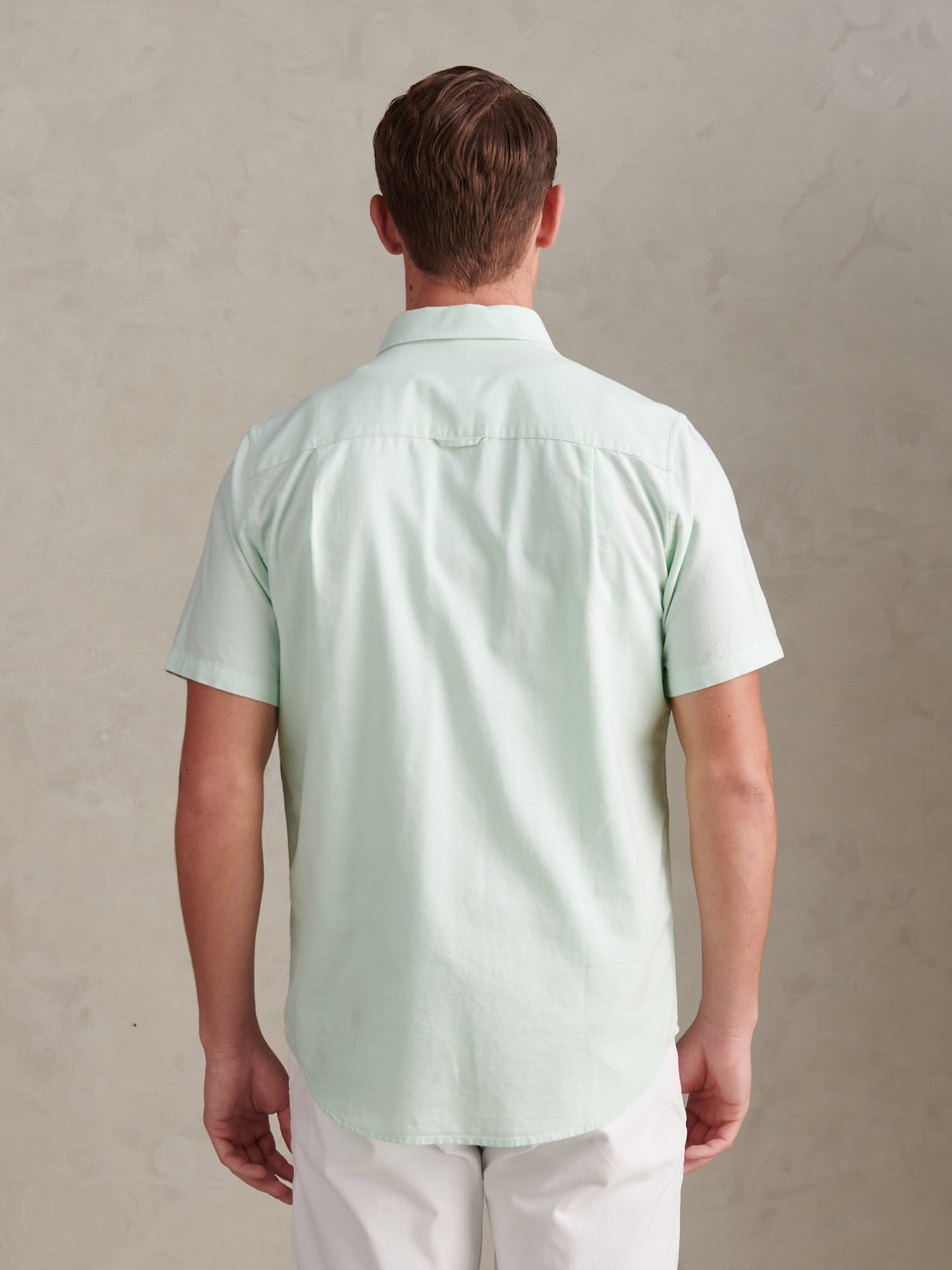 Mens  Short Sleeve Oxford Shirt Bay
