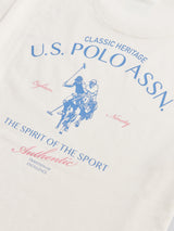 Mens Spirit Of Sport Back Graphic T-Shirt Whisper White