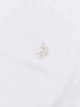 Mens Subtle Texture Double Horsemen T-Shirt Bright White