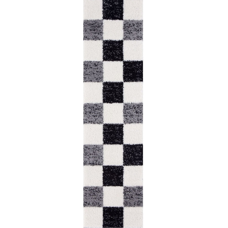 Myshaggy Geometric Grey Rug
