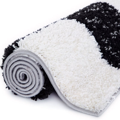 Myshaggy Geometric Grey Rug
