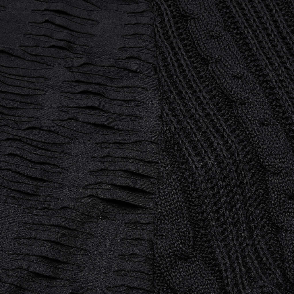 Punk Rave Anastasia Gothalyptic Knitted Fishtail Skirt with Lace Up Features