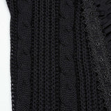 Punk Rave Anastasia Gothalyptic Knitted Fishtail Skirt with Lace Up Features