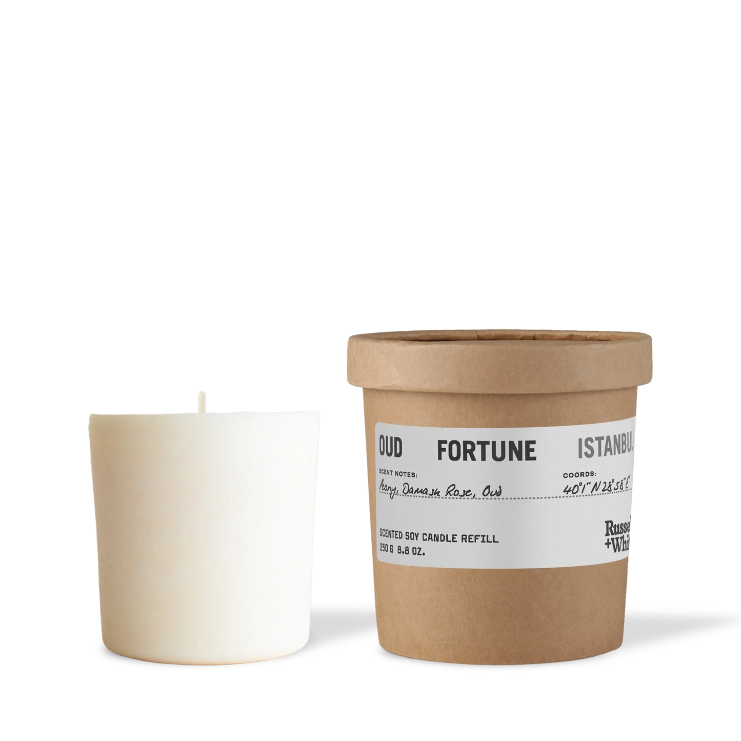 Oud Fortune 250g Scented Soy Candle Refill