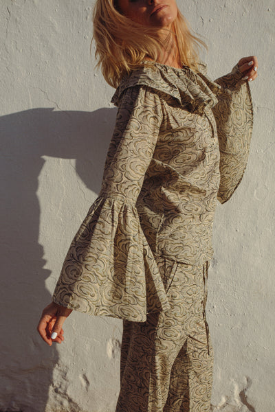 Kumo Clouds Two Piece Set  - Print Sisters Loungewear