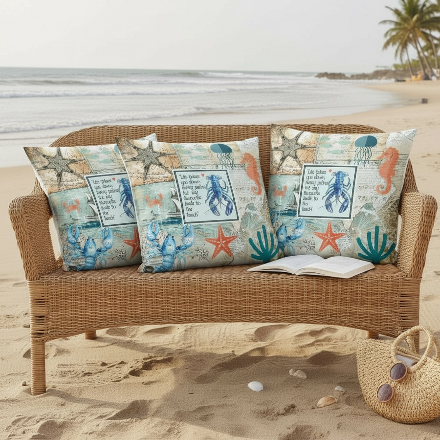 Life Takes You Down Many Paths Handmade Cushion