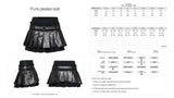 Punk Rave Jianna Pleated Skirt