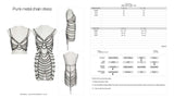 Punk Rave Anslie Metal Chain Dress