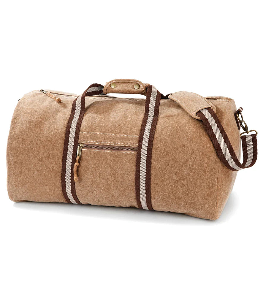 Vintage Canvas Holdall