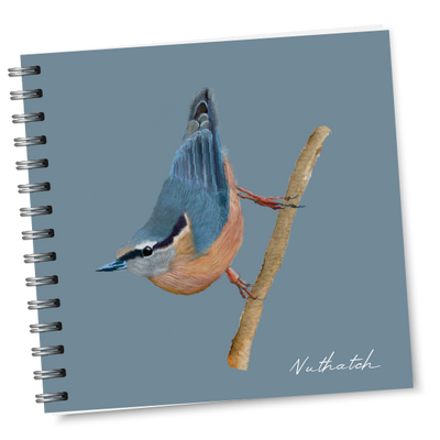 Sammy's Nuthatch Sq Notebook