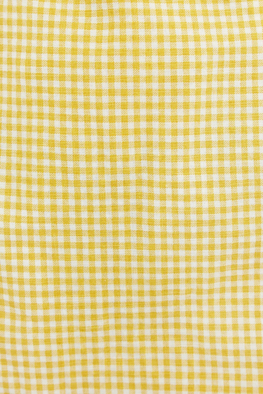 Louche Dylan Summer Gingham Mini Skirt In Yellow