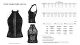 Punk Rave Kalliope Pleated Halter Neck Top