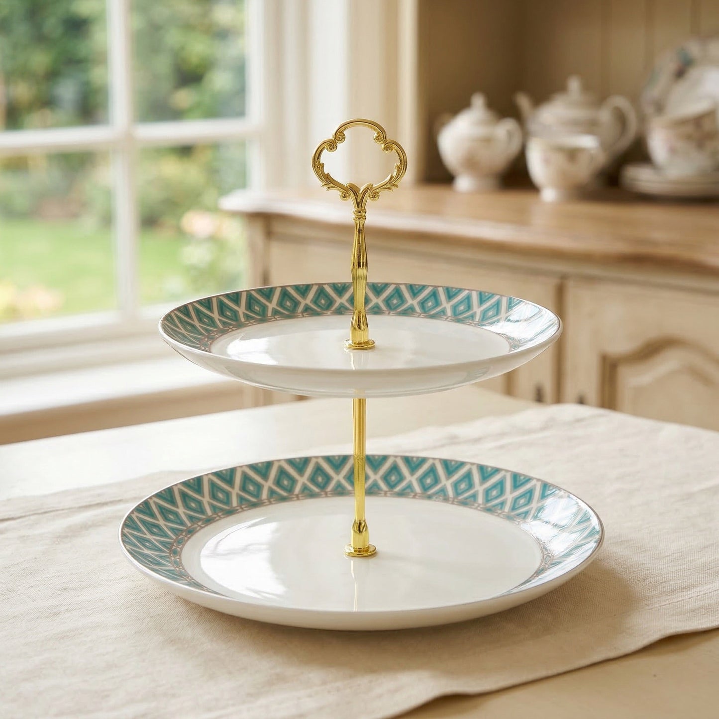The Edwardian Bone China Cake Stand