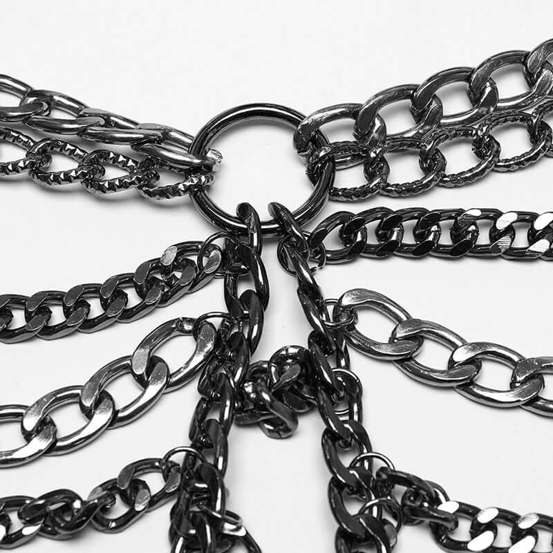 Punk Rave Anslie Metal Chain Dress
