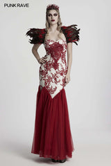 Punk Rave Effie Gorgeous Red Crystal Headband