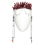Punk Rave Effie Gorgeous Red Crystal Headband
