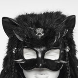 Punk Rave Punk Fox Head Braided Hood