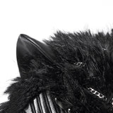 Punk Rave Punk Fox Head Braided Hood