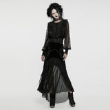Punk Rave Demille Sequinned Lace Blouse