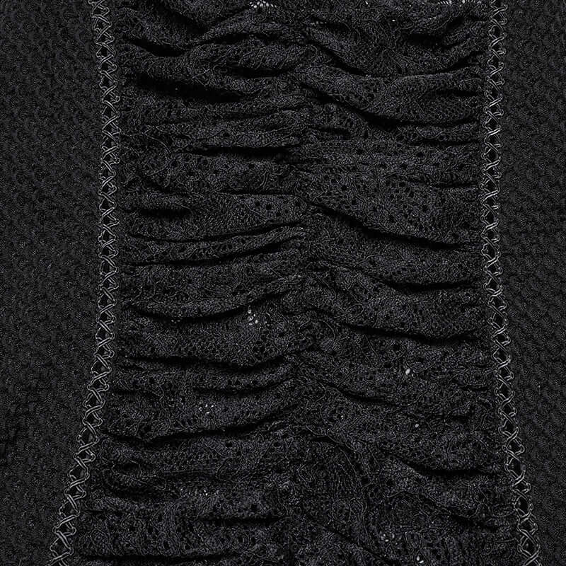 Punk Rave Zerah Fish Scale Mesh and Lace Camisole