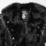 Punk Rave Goth Gorgeous Plush Coat