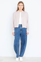Yumi Stone Relaxed Lightweight Bomber Jacket