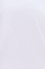 Yumi White Cotton Jersey T-Shirt With Lace Sleeves