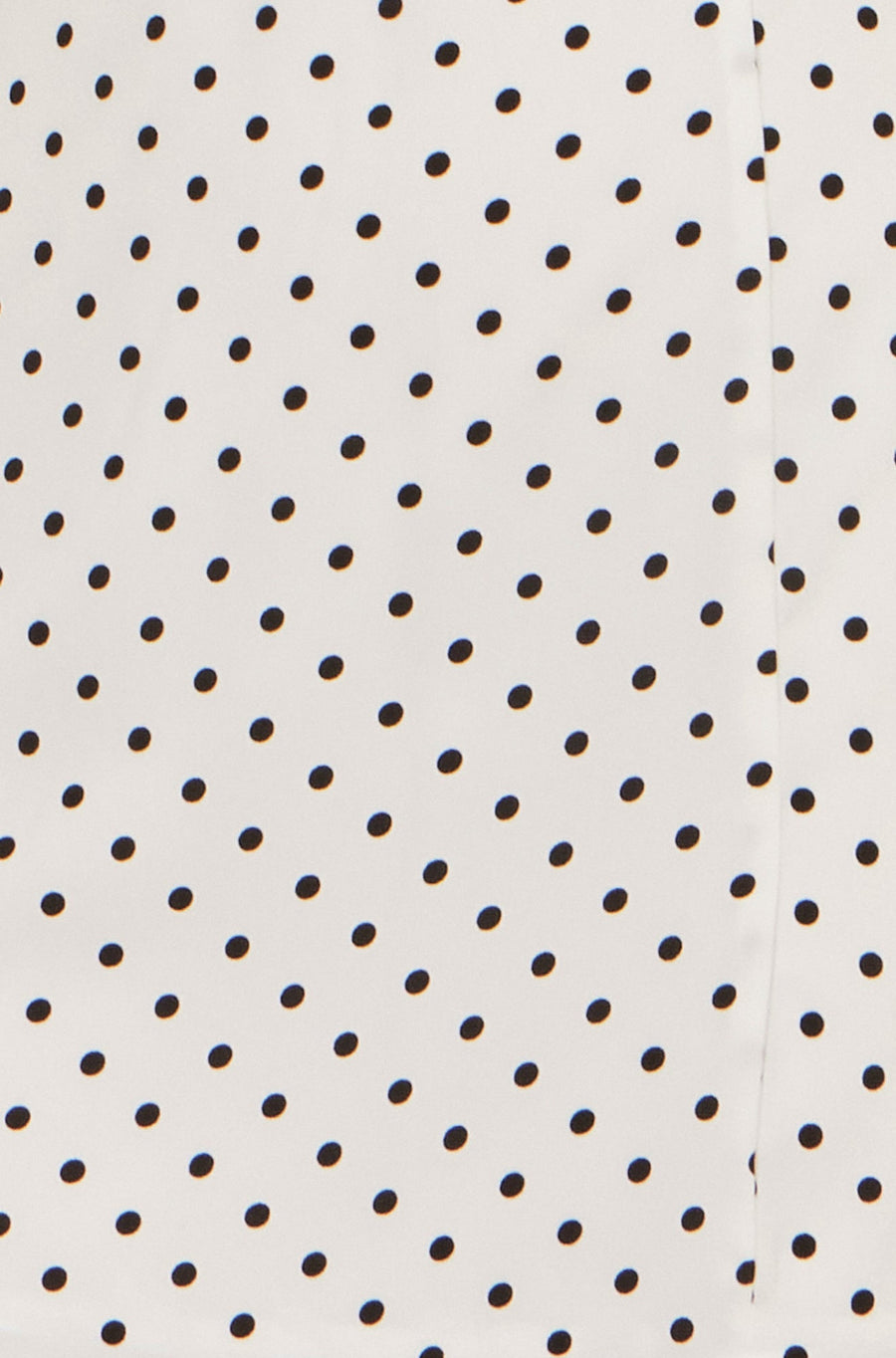 Yumi White Spot Print Wrap Tea Dress