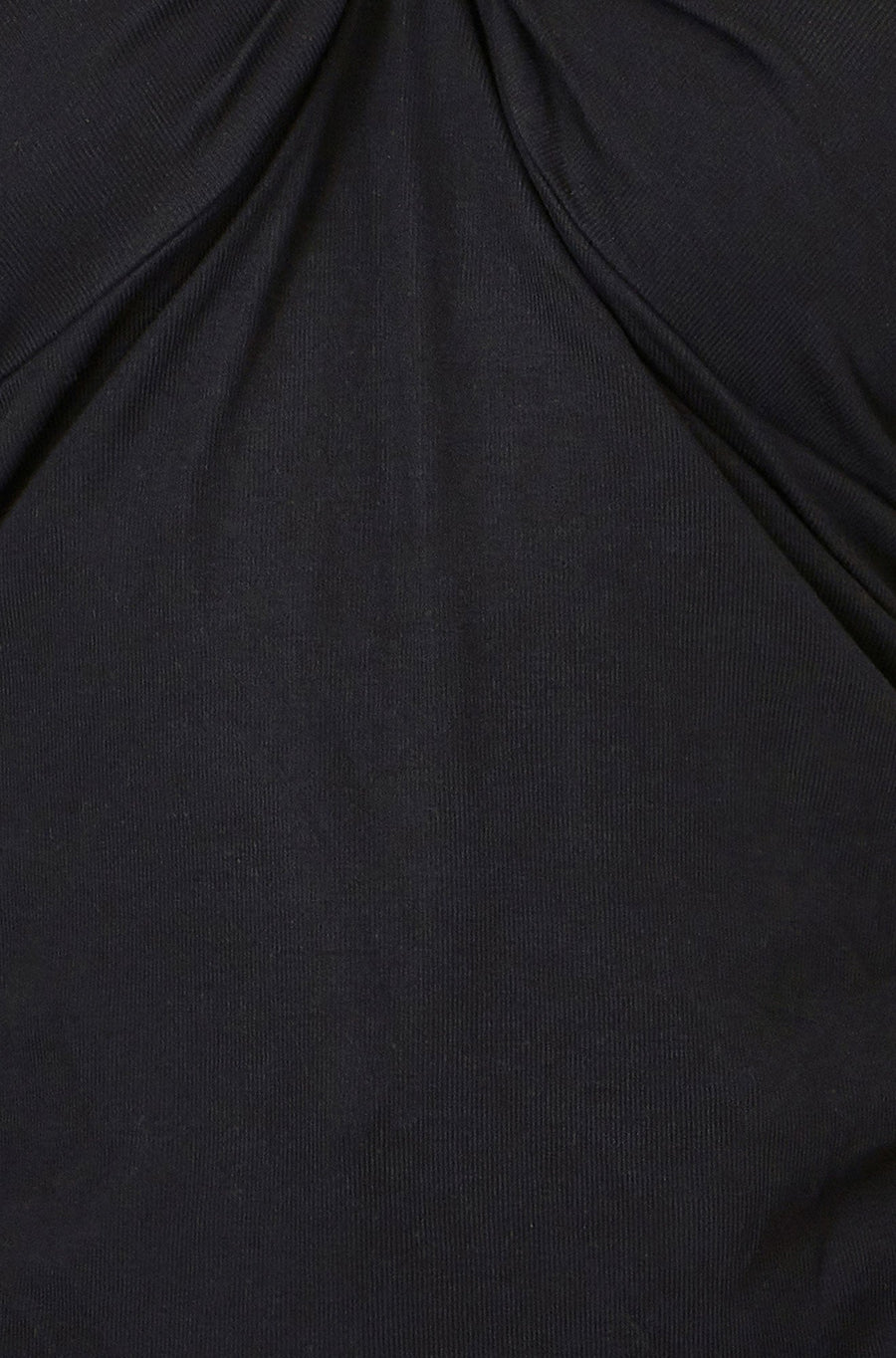 Yumi Black Bardot Long Sleeve Jersey Top